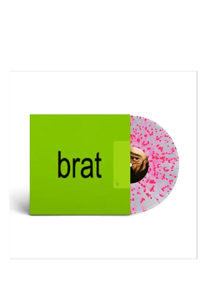 CHARLI XCX Brat LP (Indie Exclusive Clear Pink Splatter)