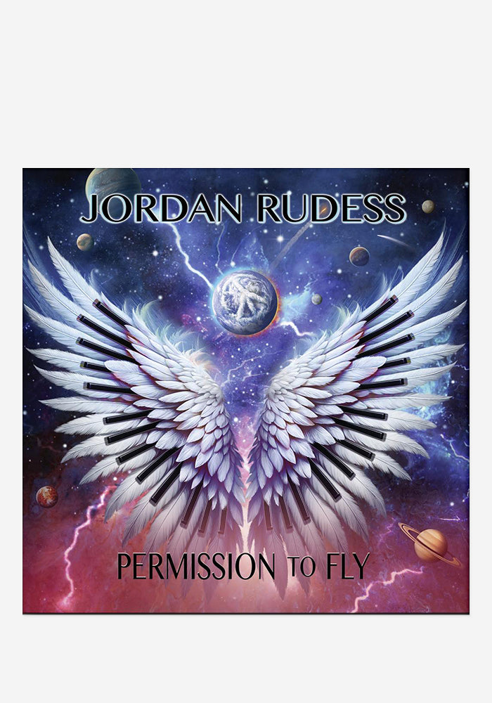 JORDAN RUDESS Permission To Fly 2LP with Autographed Postcard