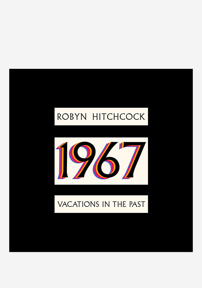 ROBYN HITCHCOCK 1967: Vacations In The Past LP with Autographed Postcard