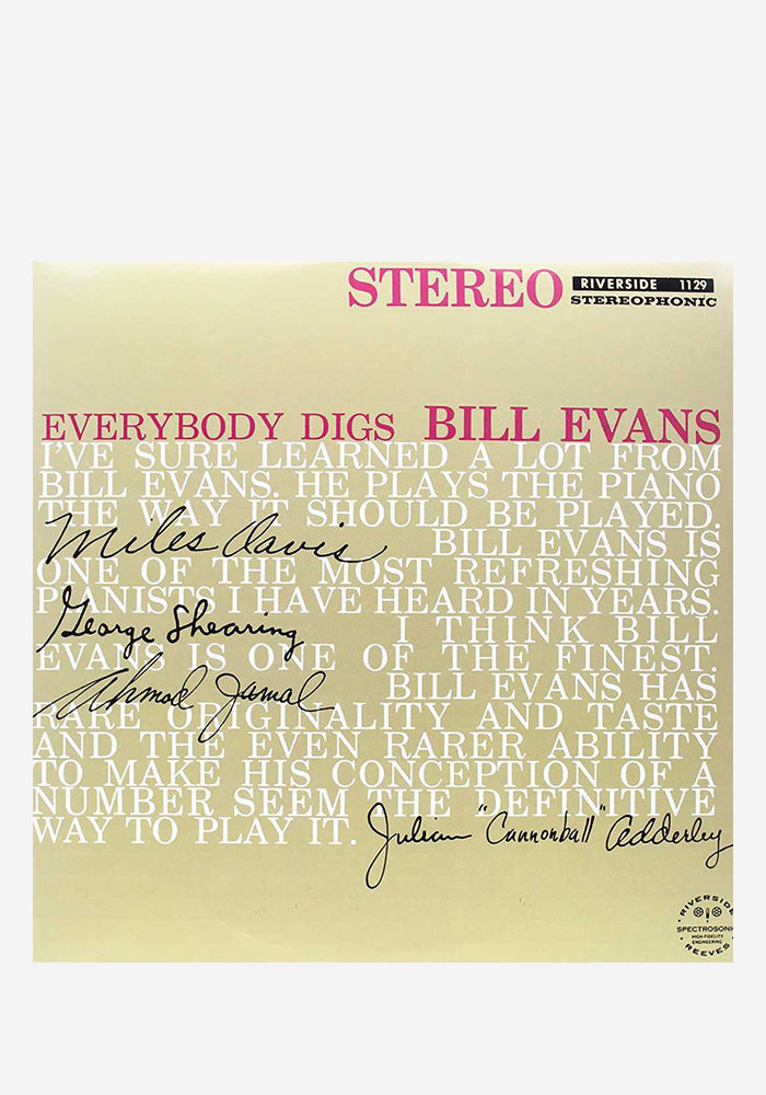 BILL EVANS Everybody Digs Bill Evans LP