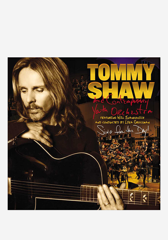 TOMMY SHAW WITH CONTEMPORARY YOUTH ORCHESTRA Sing For The Day! With Autographed CD Booklet